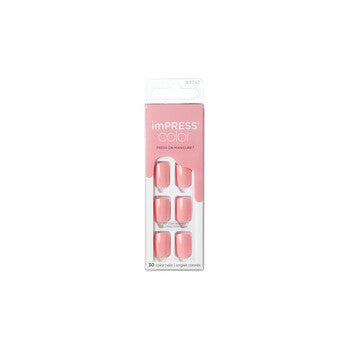 Kiss My Face Impress Color Pretty Pink Nails 30 Pcs