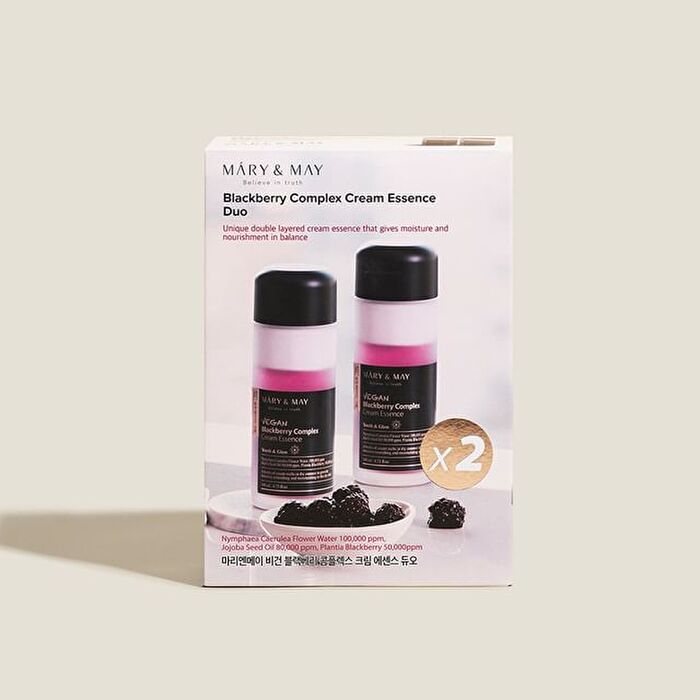 Mary & May Blackberry Complex Cream Essence Duo - Sada Esencí