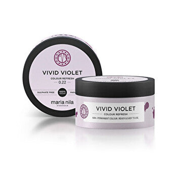 Maria Nila Vivid Violet Colour Refresh Mask - Gentle Nourishing Mask Without Permanent Color Pigments 100ml