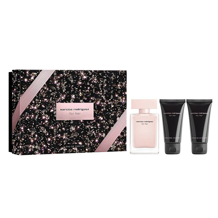Narciso Rodriguez For Her Set Eau De Parfum 50ml & Shower Gel 50ml & Body Lotion 50ml 50ml