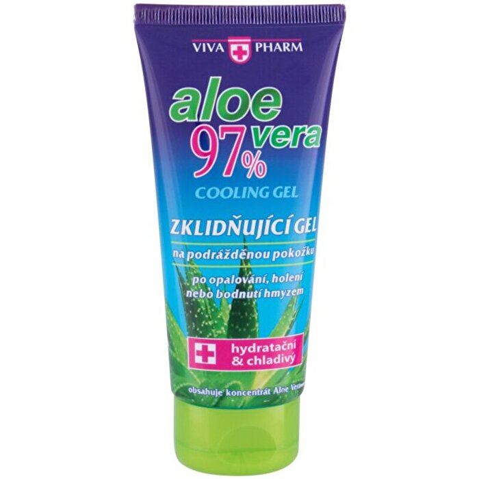 Vivaco Vivapharm Aloe Vera Cooling Gel - Soothing Cooling Gel After Sunbathing Shaving And Insect Stings 250ml