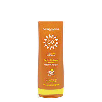 Dermacol Sun Water Resistant Milk Spf 50 - Waterproof Emollient Lotion For Sunbathing 200ml
