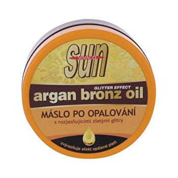 Vivaco Sun Argan Bronze Oil - After-sun Butter With Brightening Gold Glitter 200ml