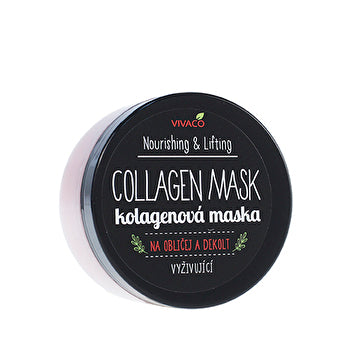 Vivaco Collagen Mask Nourishing & Lifting - Collagen Mask For Face And Decollete 100ml