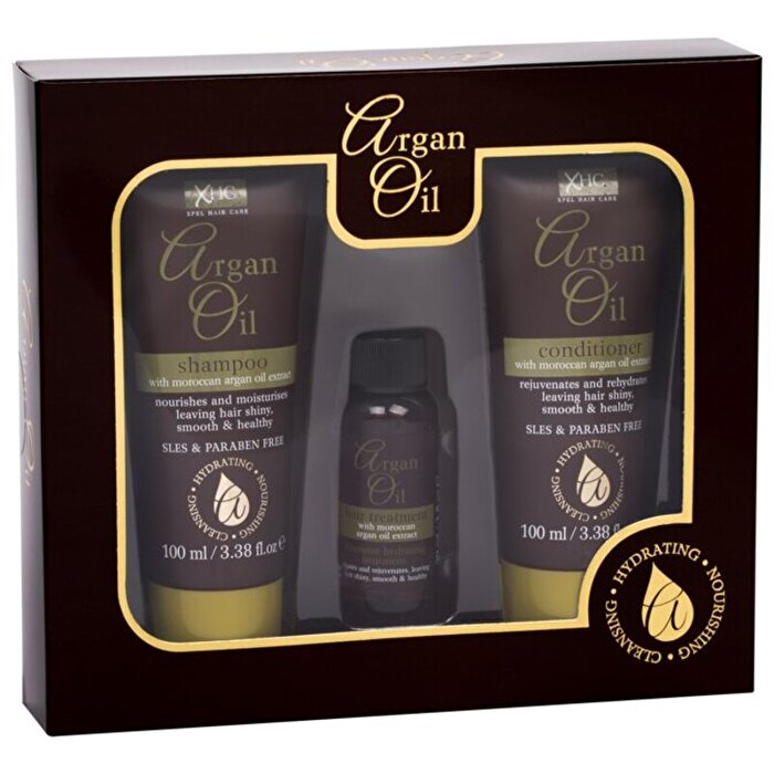 XPel Argan Oil Hair Set - Gift Set Of Hair Care