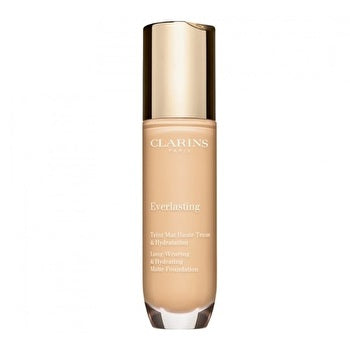 Clarins Everlasting Long-wearing & Hydrating Matte Foundation - Long-lasting Moisturizing Makeup With A Matte Effect 30ml