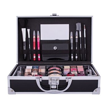 2K Fabulous Beauty Train Case Black - Suitcase With Decorative Cosmetics 66.0g