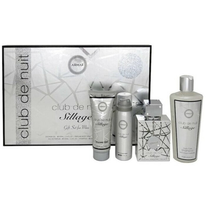Armaf Club De Nuit Sillage Gift Set Eau De Parfum 105ml Shower Gel 100ml Deospray 50ml And Shampoo 250ml 105ml