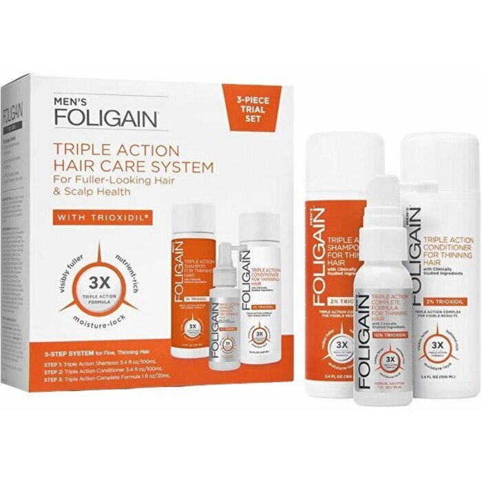 Foligain Men Triple Action Set