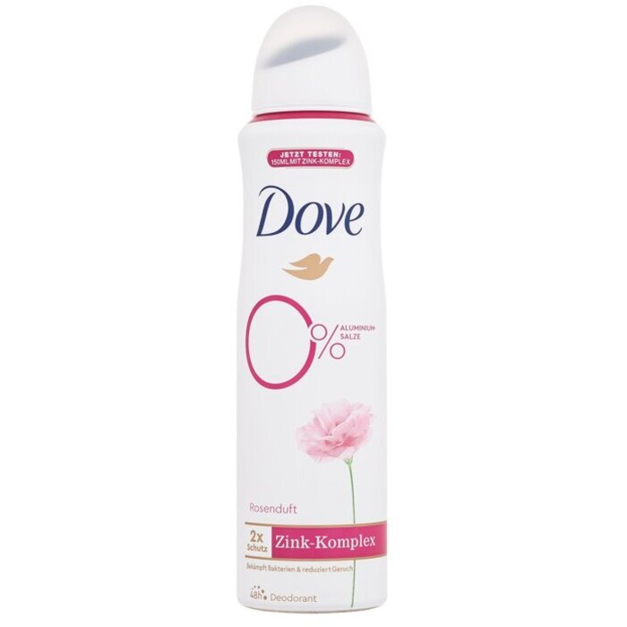 Dove 0% Alu Rose 48h Deodorant 150ml