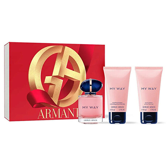 Armani My Way Gift Set Eau De Parfum 50ml Body Lotion 50ml And Shower Gel 50ml 50ml