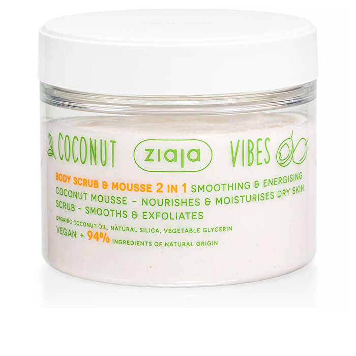 Ziaja Coconut Body Scrub & Mousse - Tělový Peeling & Pěna 2v1 270ml
