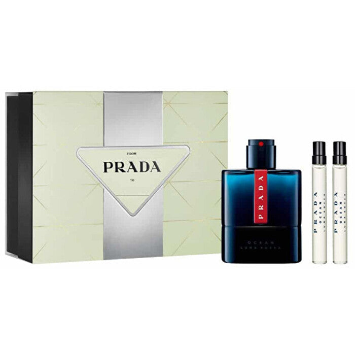 Prada Luna Rossa Ocean Gift Set Eau De Toilette 100ml And Miniature Eau De Toilette 2x 10ml 100ml
