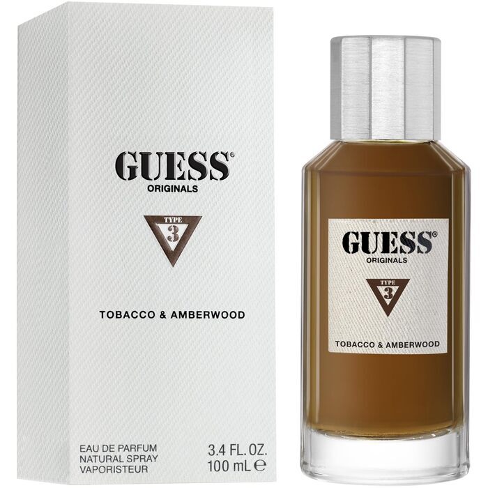Guess Originals Type 3 Tobacco & Amberwood Eau De Parfum 100ml