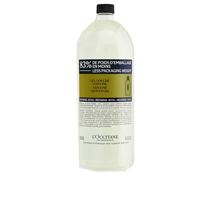 L'occitane Douche Gel Verveine Recharge Refill 500ml
