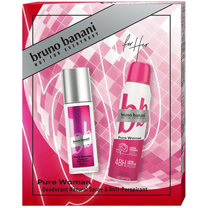Bruno Banani Pure Woman Gift Set Deodorant 75ml And Antiperspirant 150ml 75ml