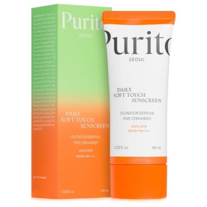 Purito Daily Soft Touch Sunscreen Spf 50+ - Opalovací Krem Na Obličej 15ml