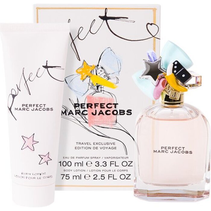 Marc Jacobs Perfect Gift Set Eau De Parfum 100ml And Body Lotion 75ml 100ml