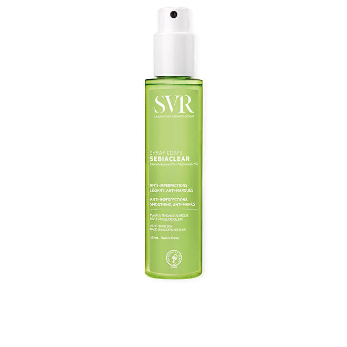 SVR Laboratoire Sebiaclear Smoothing Anti-imperfection Body Spray - Tělová Mlha Ve Spreji Pro Problematickou Pokožku 150ml