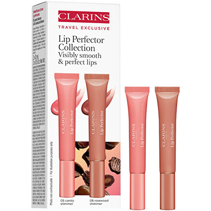 Clarins Lip Perfector Duopack - Sada Lesků Na Rty 12ml