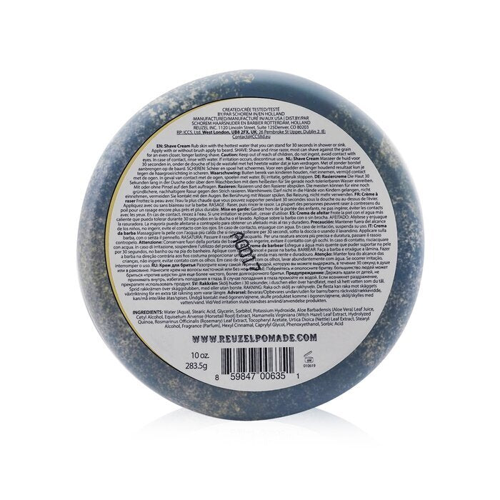 Reuzel Shave Cream 283.5g/10oz