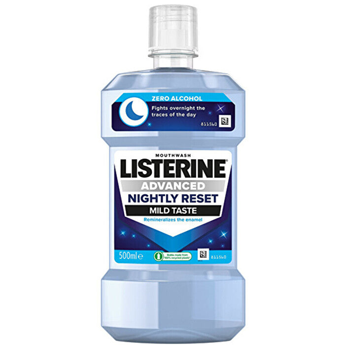 Listerine Advanced Nightly Reset Mild Taste Mouthwash - Ústní Voda 500ml
