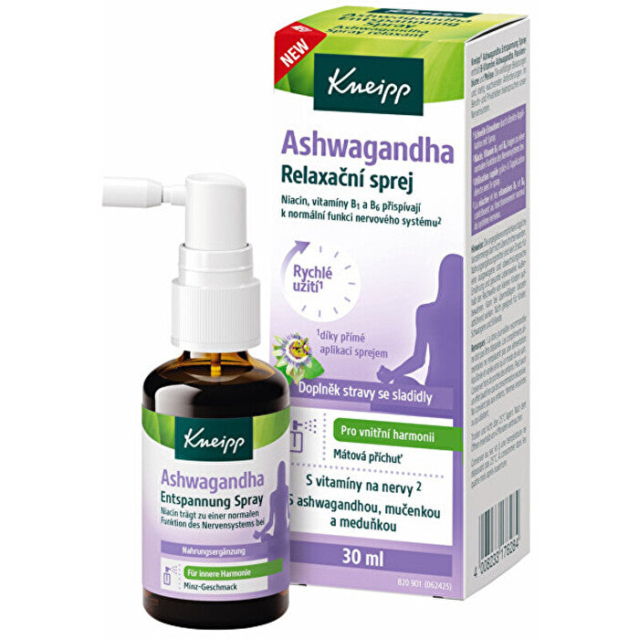 Kneipp Ashwagandha Spray - Relaxing Spray 30ml
