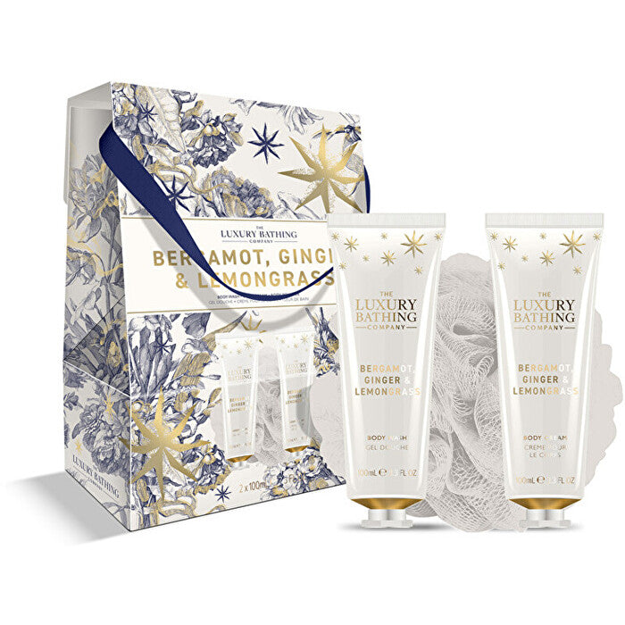The Luxury Bathing Company Sada Peče O Tělo V Dárkove Krabičce ( Bergamot Zázvor & Lemongrass )