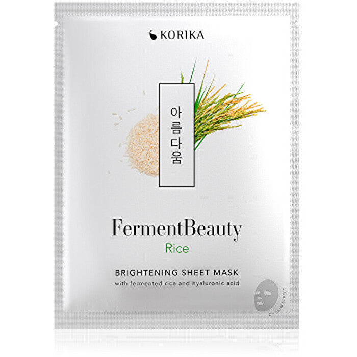Korika Fermentbeauty Rice Brightening Sheet Mask - Rozjasňující Plátýnková Maska 20.0g