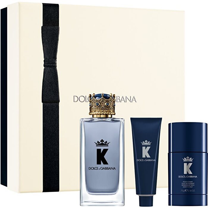 Dolce Gabbana K By Gift Set Eau De Toilette 100ml Shower Gel 50ml And Deostick 75 G 100ml