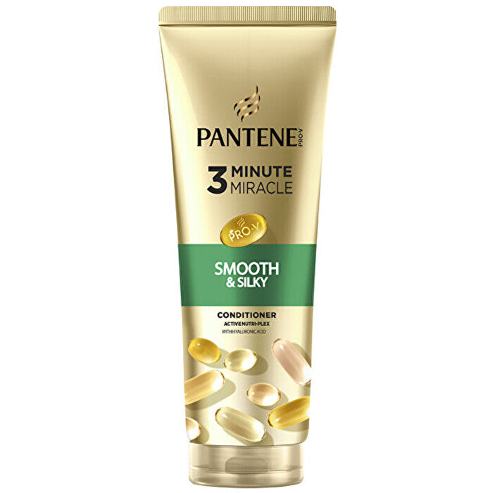 Pantene 3 Minute Miracle Smooth & Silky Conditioner - Smoothing Conditioner 220ml