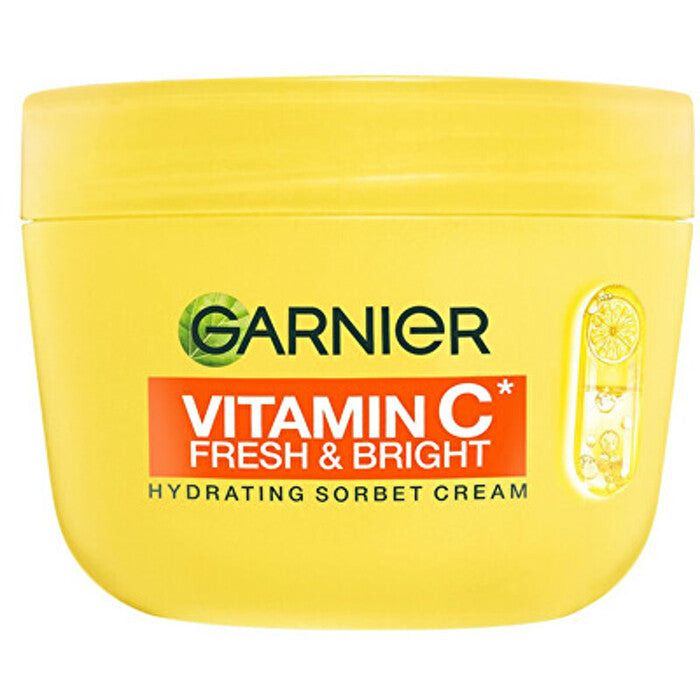 Garnier Vitamin C* Fresh & Bright Sorbet Cream - Hydratační Krem 85ml