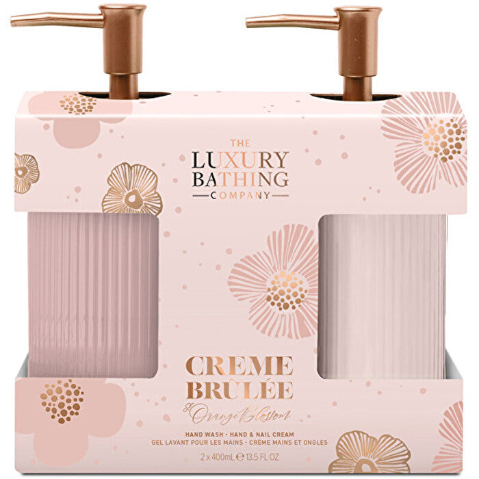The Luxury Bathing Company Intensive Hand Care Gift Set ( Creme Brulee Orange Blossom & Vanilla )