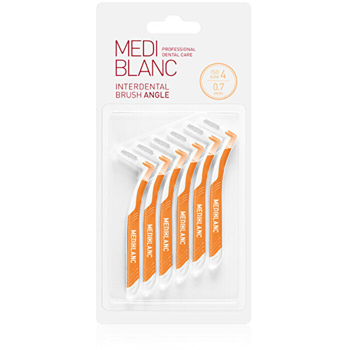 Mediblanc Interdental Brush 0.7 Mm (yellow) 6.0ks