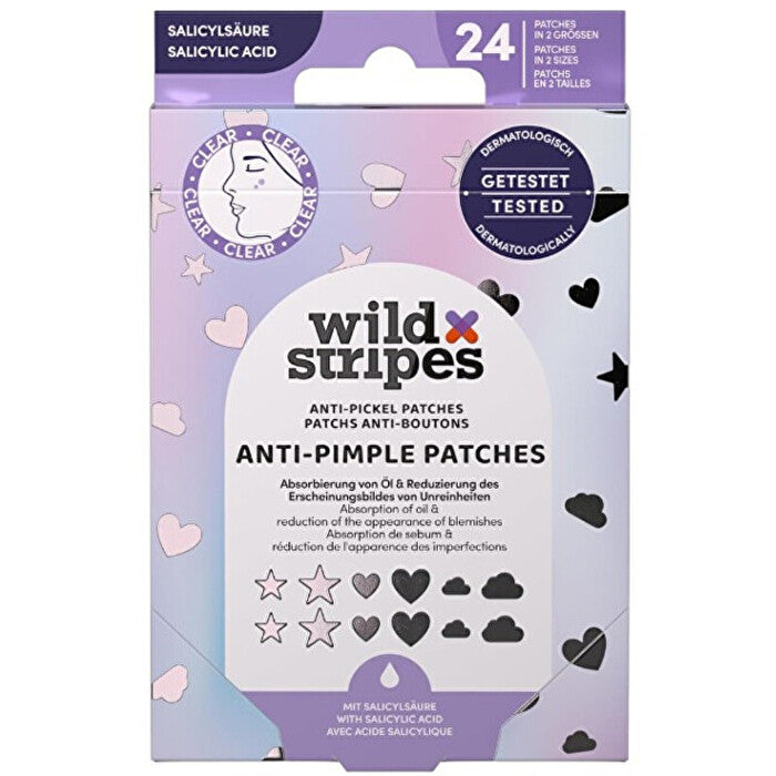 Wild Stripes Holo Clear Anti-pimple Patches 24.0ks