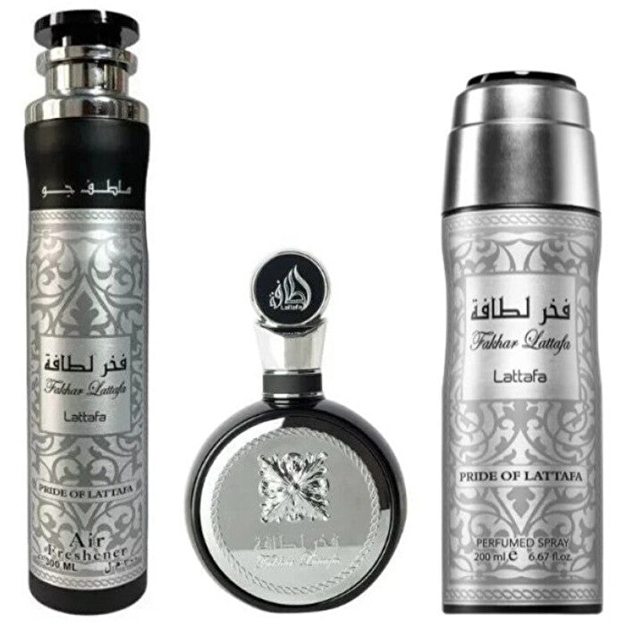 Lattafa Perfumes Fakhar Lattafa Black Dárková Sada Eau De Parfum 100ml Deospray 200ml A Bytová Vůně 300ml 100ml