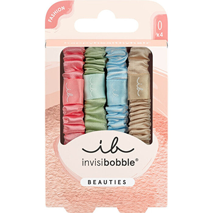 Invisibobble Beauties Satin Sorbet - Satenove Gumičky ( 4 Ks )