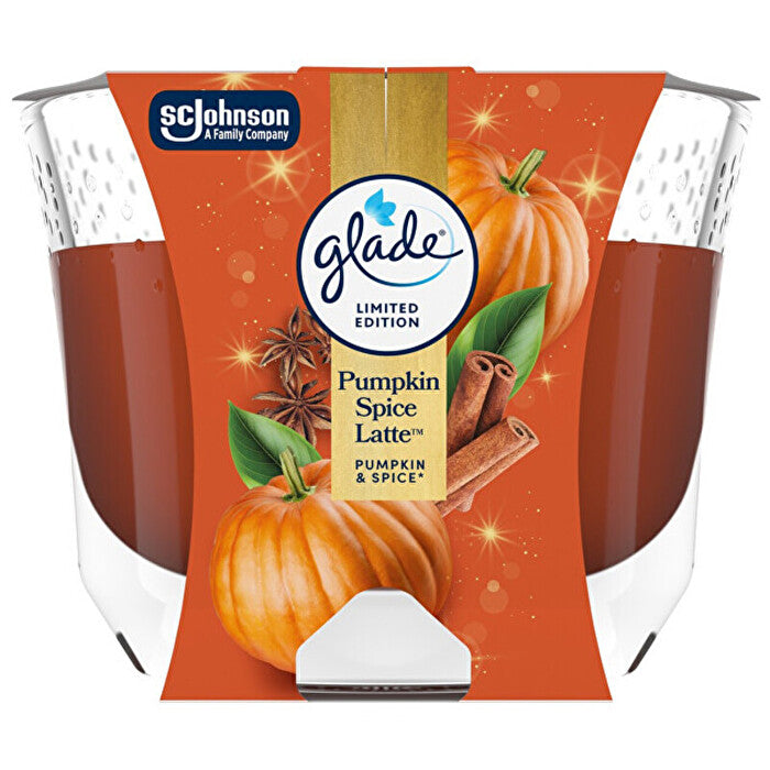 Glade Maxi Pumpkin Spice Latte Candle - Vonná Svíčka 204.0g