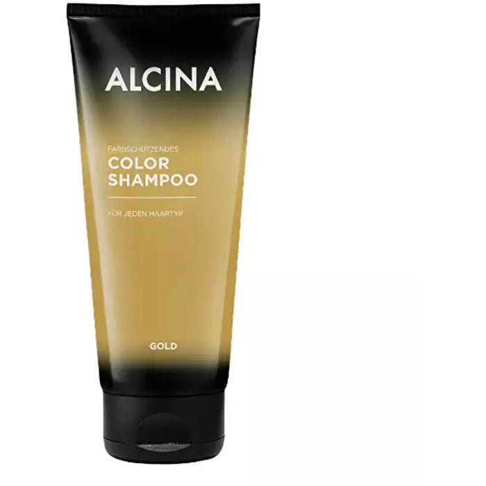 Alcina Color Shampoo Gold - Tónovací šampon Pro Blond Vlasy 200ml