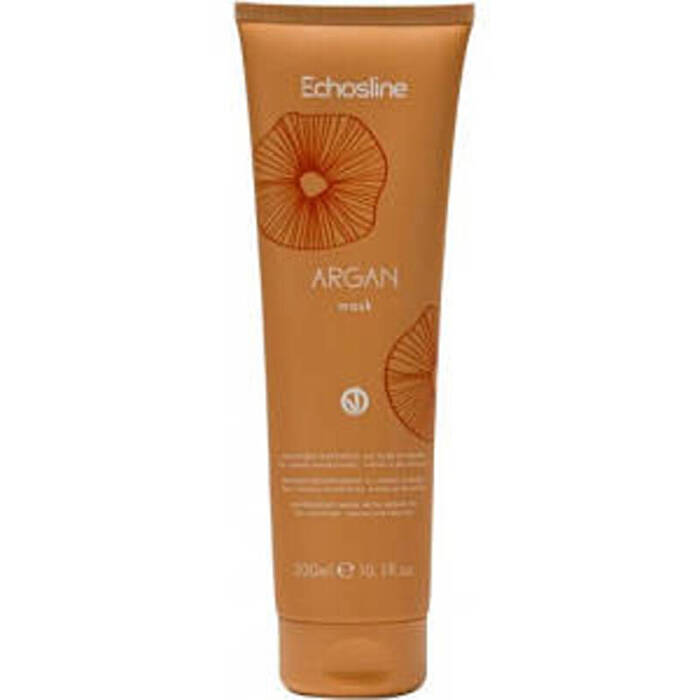 Echosline Argan Mask - Vyživující Maska Na Vlasy Pro Ochranu Vlasů Před Teplem A Vlhkem 300ml