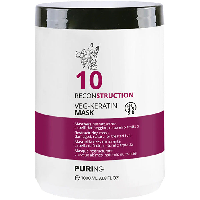 Puring 10 Reconstruction Veg-keratin Mask - Regenerační Maska 1000ml