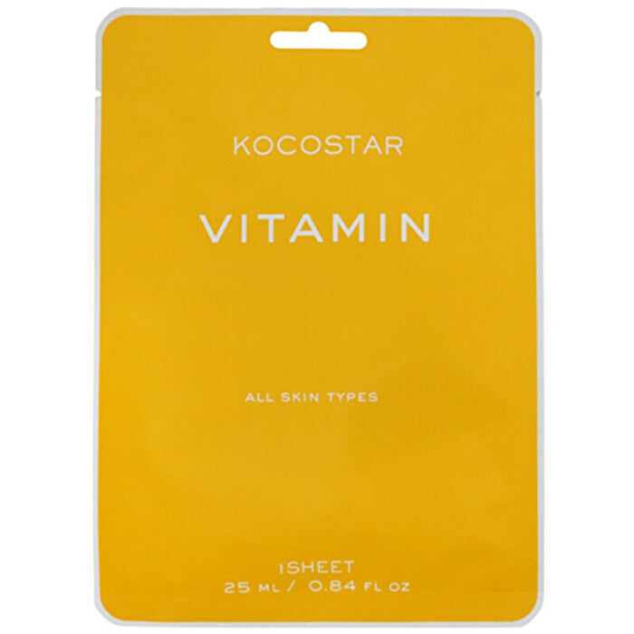 Kocostar Vitamin Sheet Mask - Antioxidační Pleťová Maska 25ml