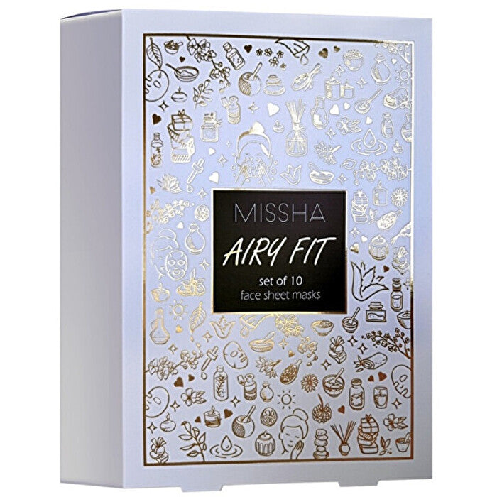 Missha Airy Fit Mask Set - Dárková Sada Pleťových Masek 10.0ks