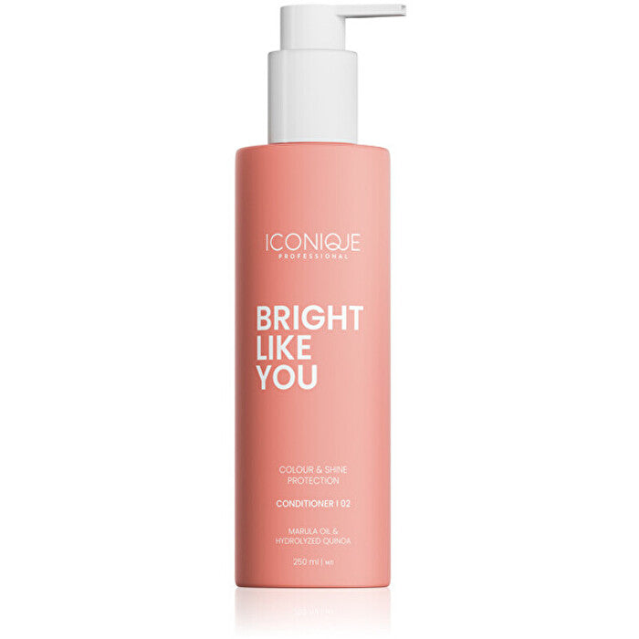 ICONIQUE Professional Bright Like You Conditioner - Obnovující Kondicioner Pro Barvene Vlasy 250ml
