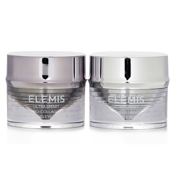 Elemis Ultra Smart Pro-Collagen Day & Night Eye Treatment Duo (1x Morning Eye Balm, 1x Evening Eye Cream, 1x Eye Tool) 2x10ml/0.3oz