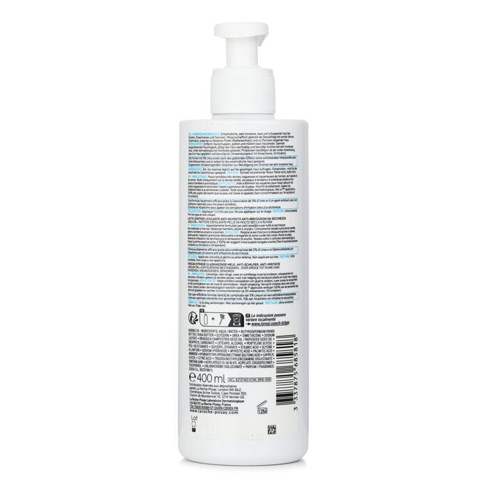 La Roche Posay Lipikar Lait Urea 5+ Smoothing Soothing Lotion (Anti-Flaking & Anti-Irritation) 400ml/13.5oz