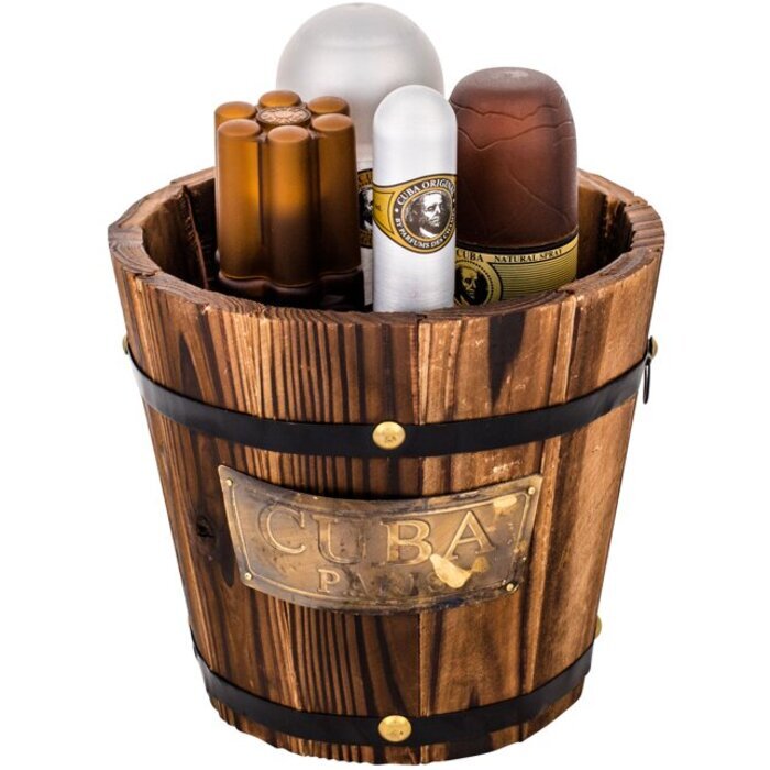 Cuba Gold Gift Set 100ml Eau De Toilette Aftershave Gold 100ml Deodorant 200ml Gold And Gold Eau De Toilette 35ml 100ml