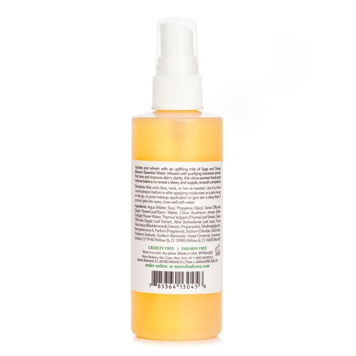 Mario Badescu Facial Spray With Aloe, Sage & Orange Blossom 118ml/4oz