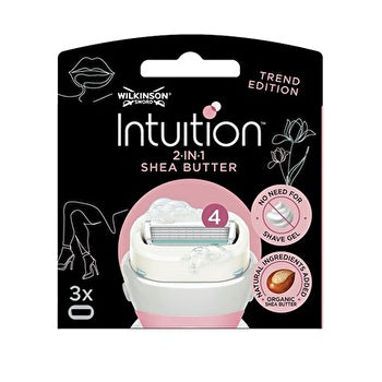 Wilkinson Sword Intuition 2v1 Shea Butter ( 3 Pcs ) - Replacement Heads