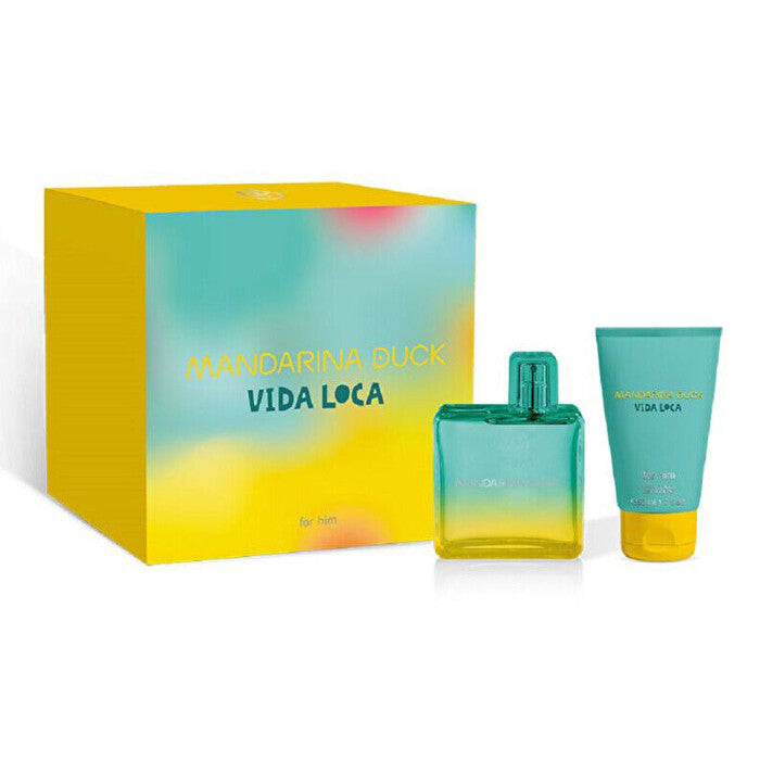 Mandarina Duck Vida Loca For Him Gift Set Eau De Toilette 100ml And Shower Gel 50ml 100ml